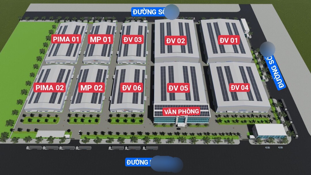 Cho thuê kho xưởng mới xây 9300m2 gía rẻ KCN Hải Sơn, Đức Hòa, Long An