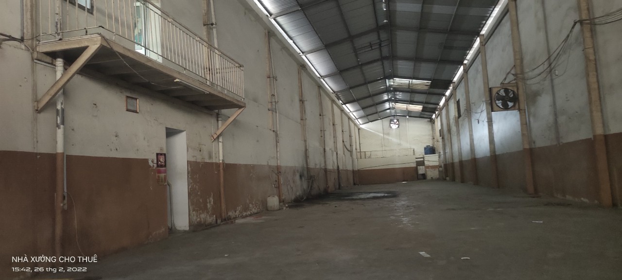 Cho thuê nhà xưởng 900m2 gần Lũy Bán Bích quận Tân Phú giáp Tân Bình