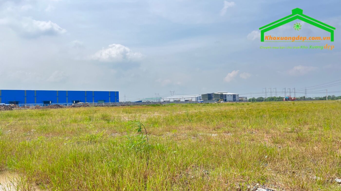 Bán đất nhà xưởng góc 2MT khu công nghiệp Long Hậu ~10.000m2