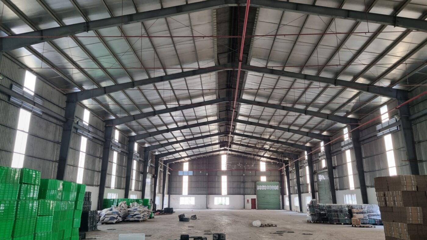 Kho xưởng cho thuê 2000 mét vuông khu công nghiệp Hải Sơn 3-4