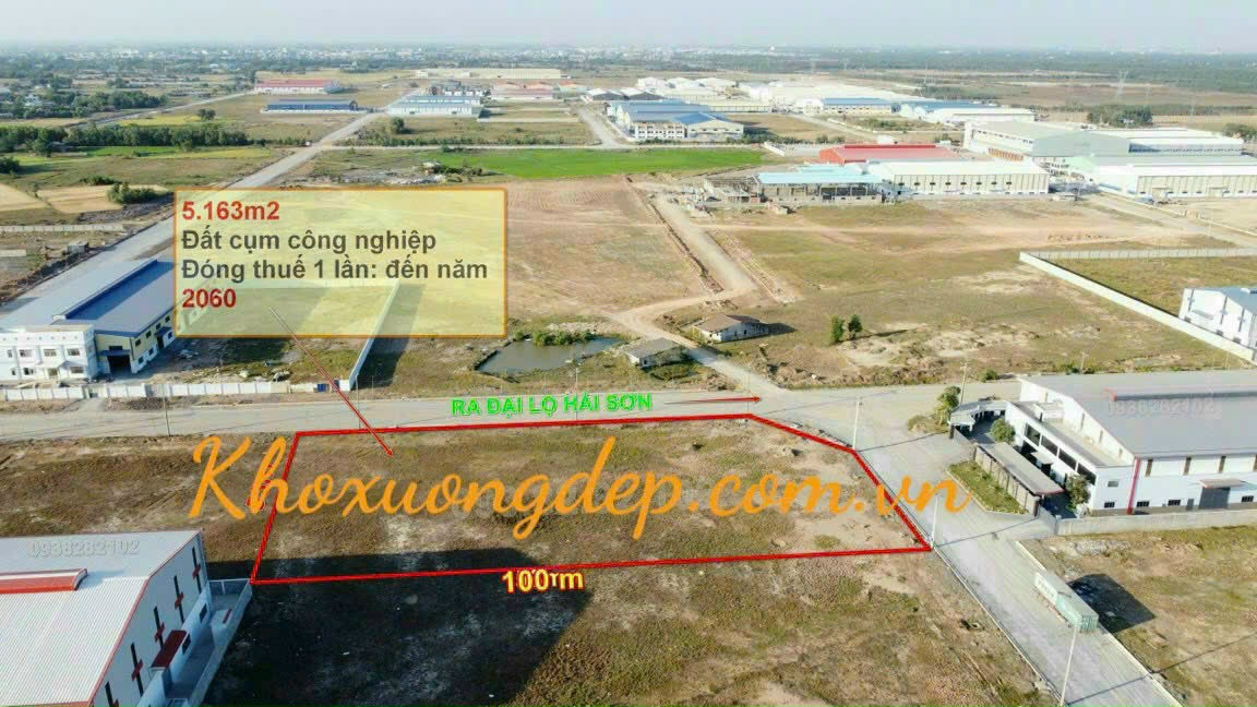 Bán đất khu công nghiệp Hải Sơn Đức Hòa Đông 5000m2 giá rẻ