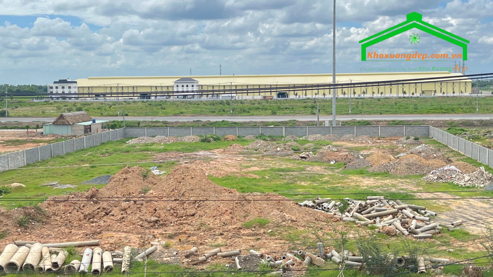 Bán đất nhà xưởng 5463m2 tại KCN Hải Sơn, Đức Hòa, Long An