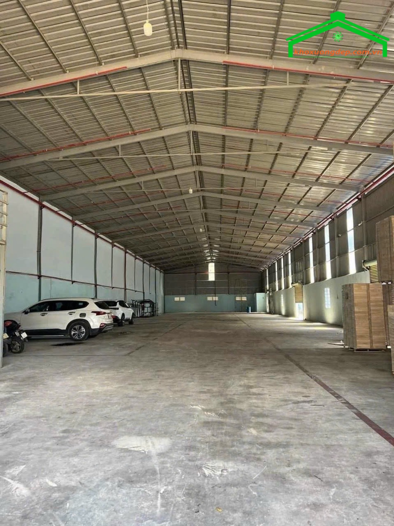 Cho thuê nhà xưởng 1350m2 Tân Vĩnh Hiệp, Tân Uyên, Bình Dương.