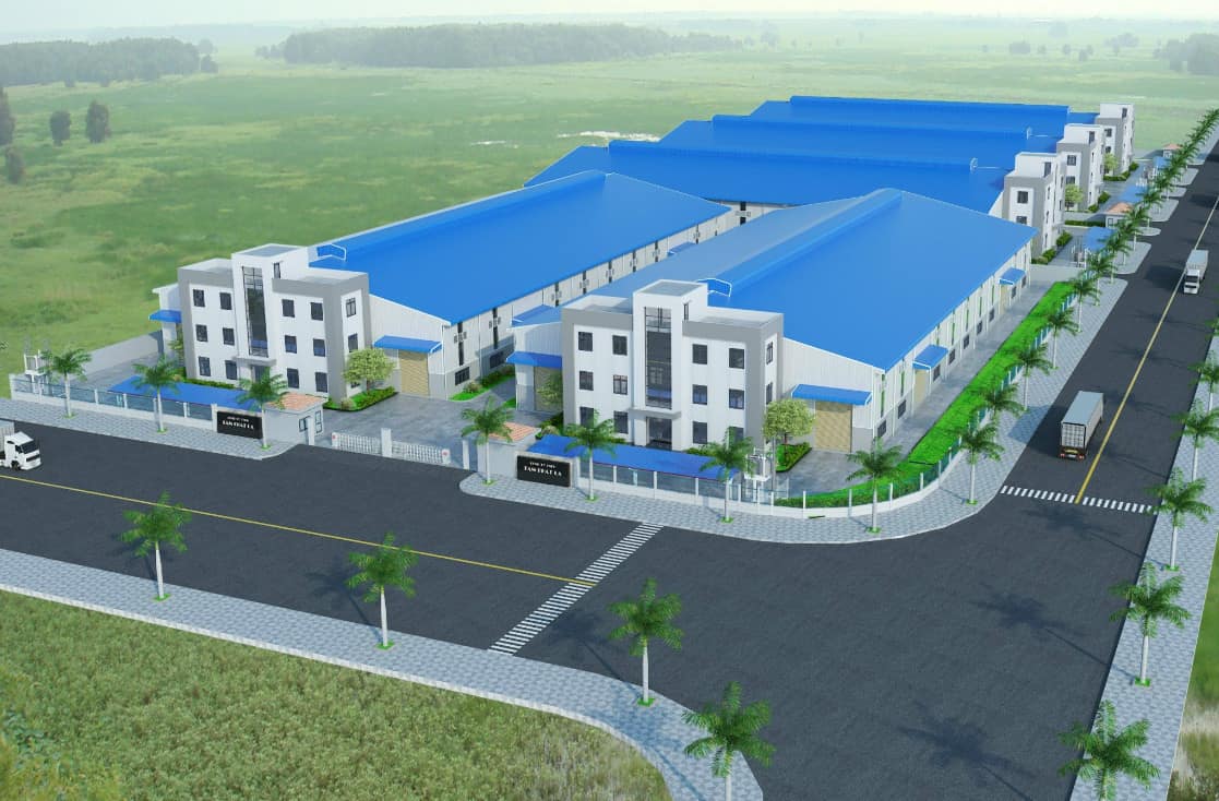 Cho thuê 25000m2 xưởng khu công nghiệp Hải Sơn mới 100%