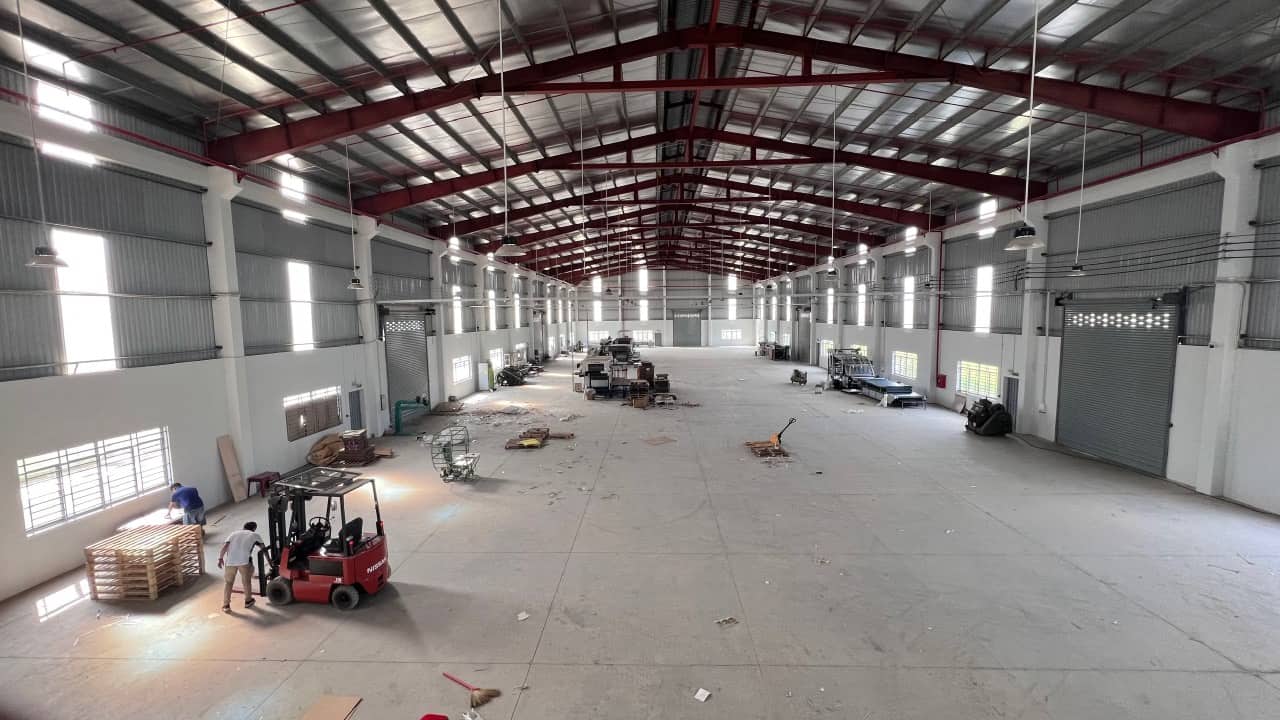 Cho thuê kho xưởng 2.600 m2 trong KCN tại Xã Đức Hòa Đông, Huyện Đức Hòa, Tỉnh Long An