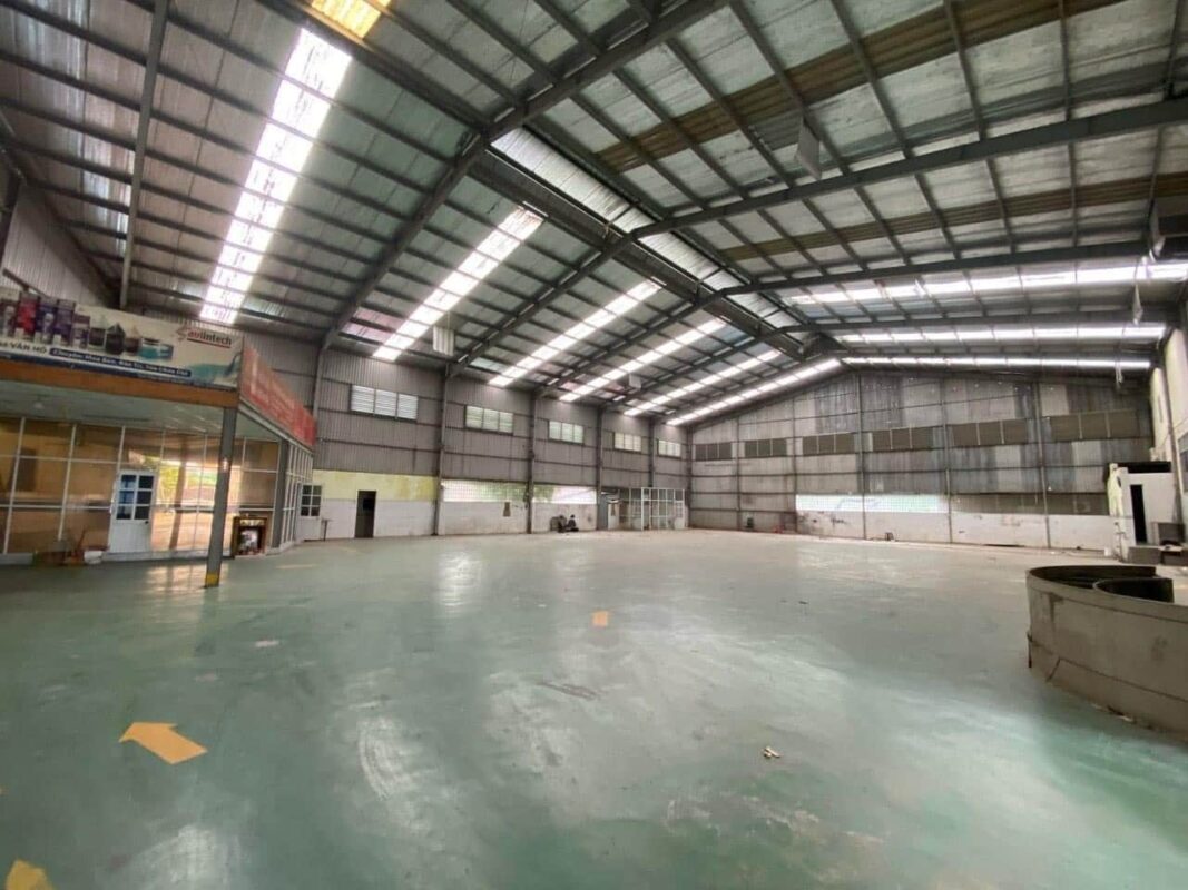Cho thuê kho xưởng 1.500m2 ngoài KCN tại Phường Bình Chuẩn, Thành phố Thuận An, Tỉnh Bình Dương