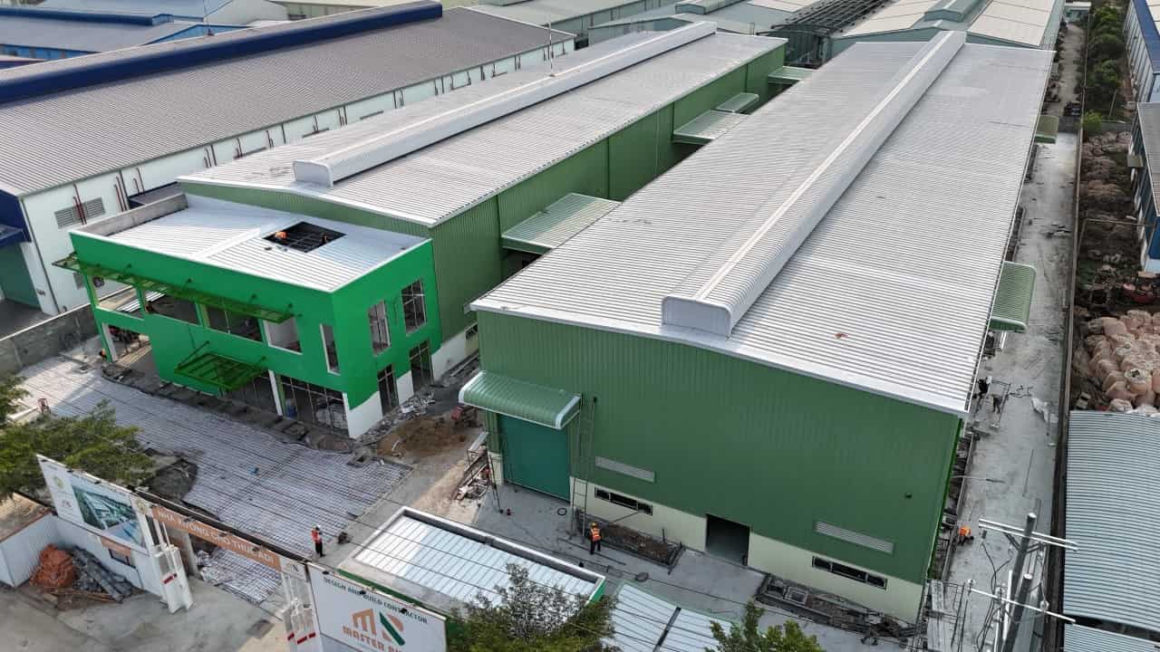 Xưởng hoá chất cho thuê 1600m2 trong kcn Thái Hoà, Long An