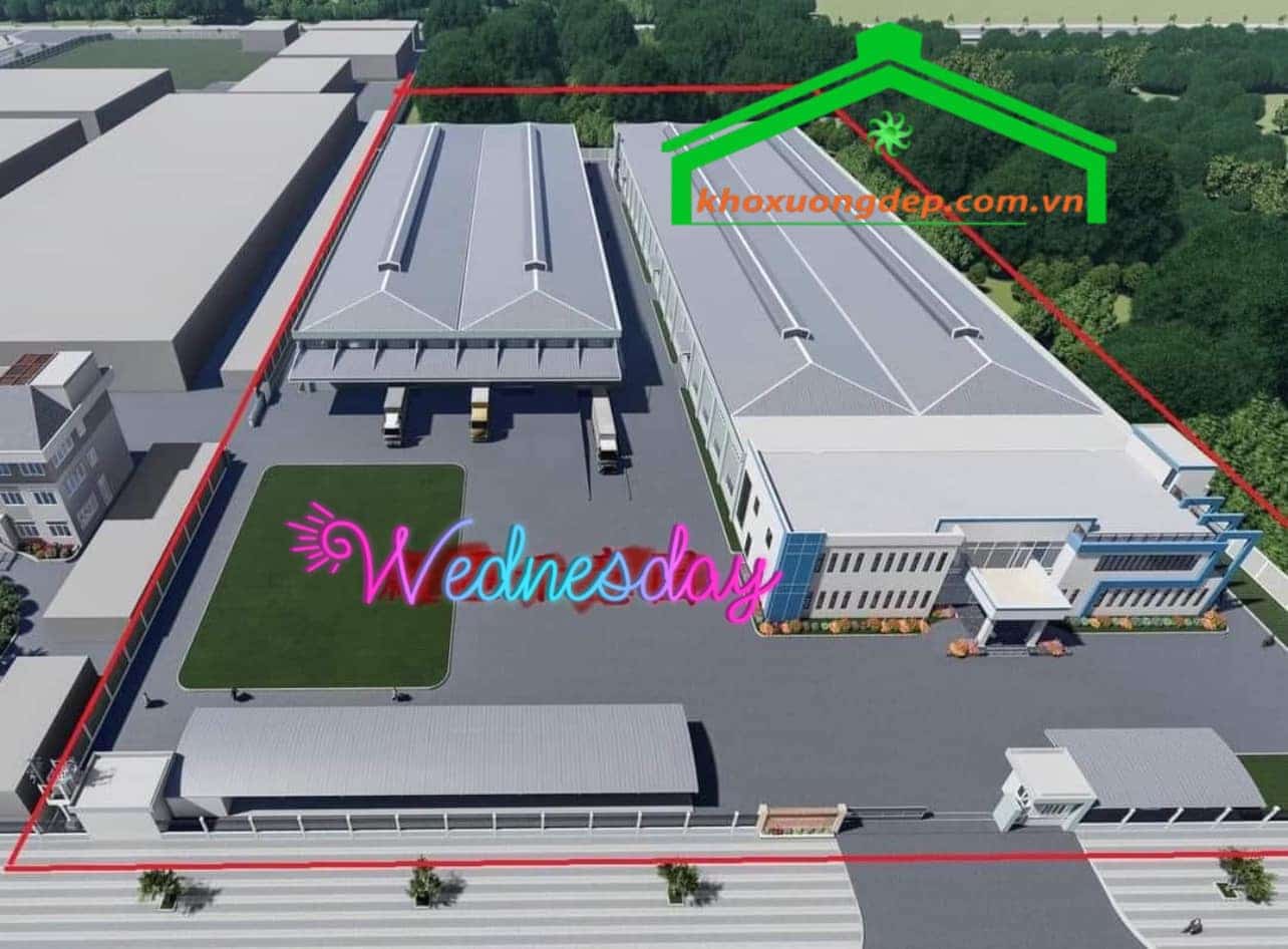 Cho Thuê Xưởng 11500m2 Trong KCN Hải Sơn mới 100%