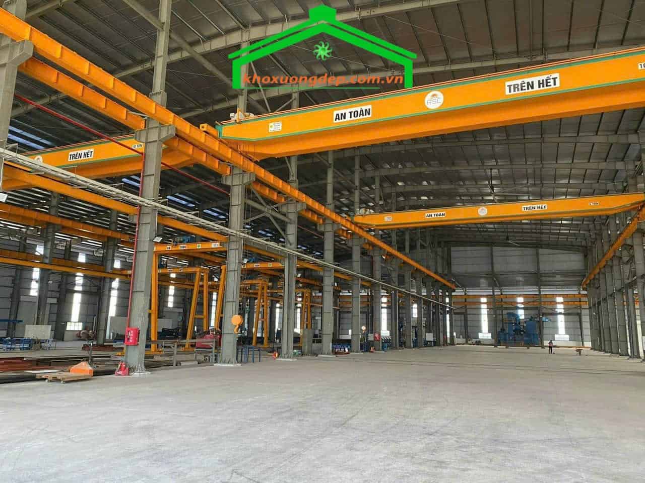 Cho thuê kho xưởng 9600m2 KCN Visip 2, Bình Dương