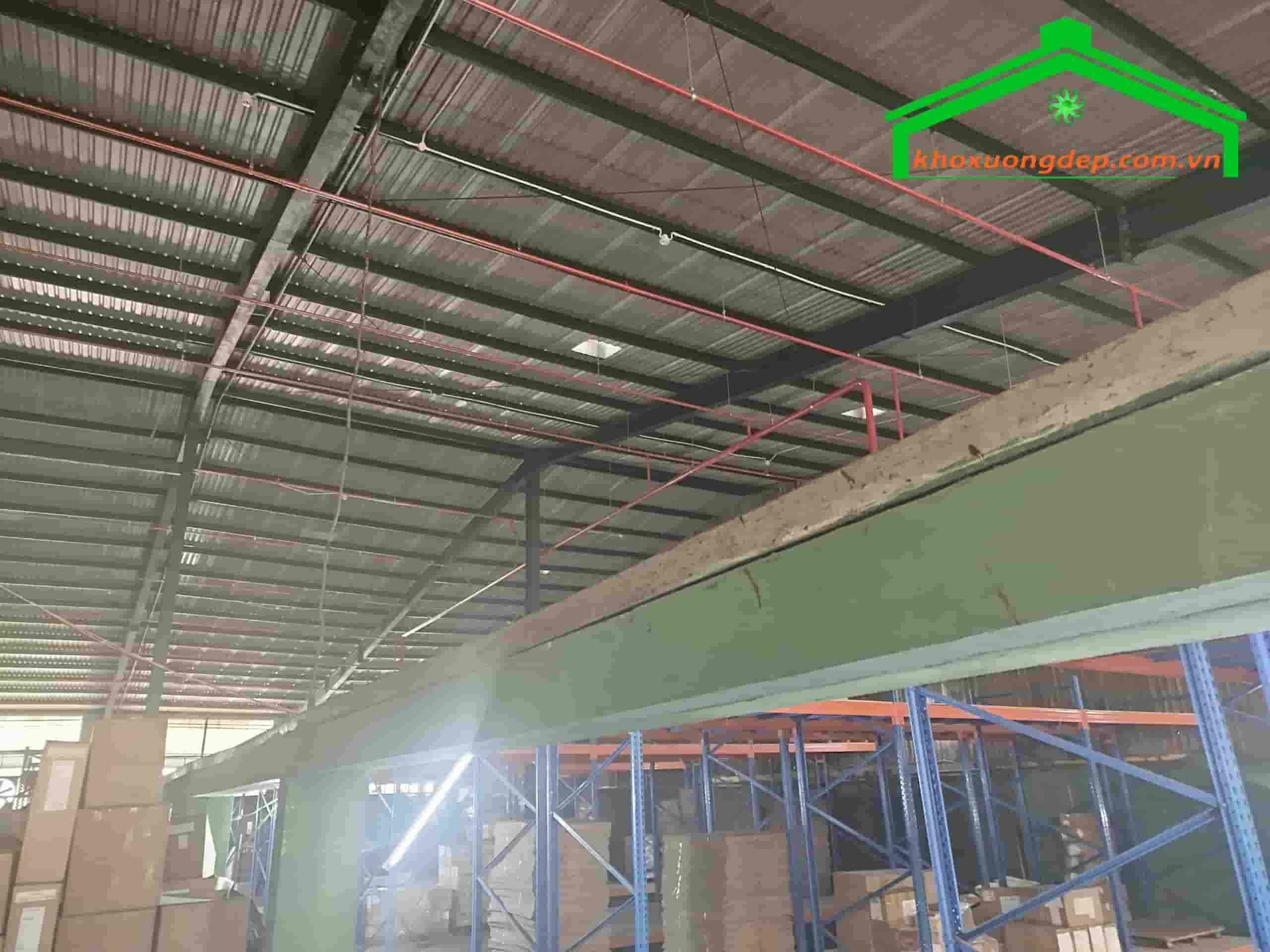 Cho thuê kho xưởng diện tích từ 518-1350m2 Phong Phú, Bình Chánh