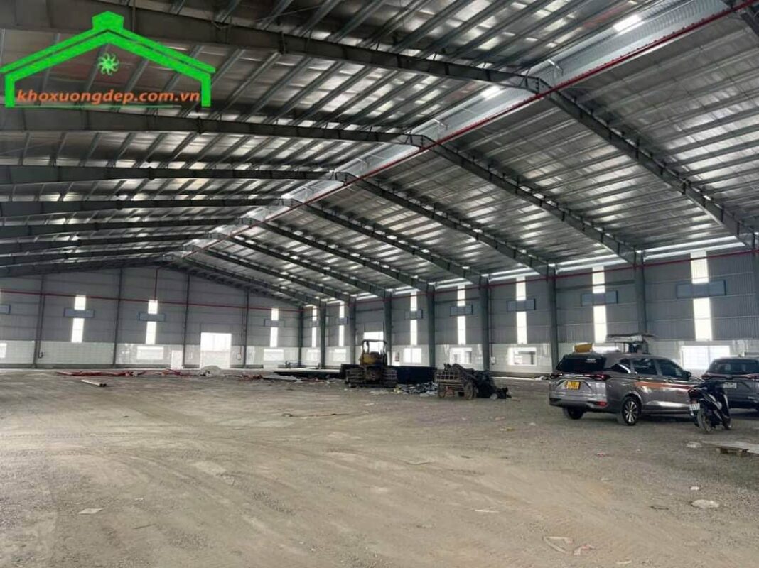Cho thuê kho xưởng 6600m2 KCN Hải Sơn, Đức Hòa, Long An