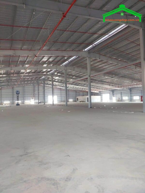 Cho thuê kho xưởng 6500m2 KCN Hải Sơn, Đức Hòa, Long An