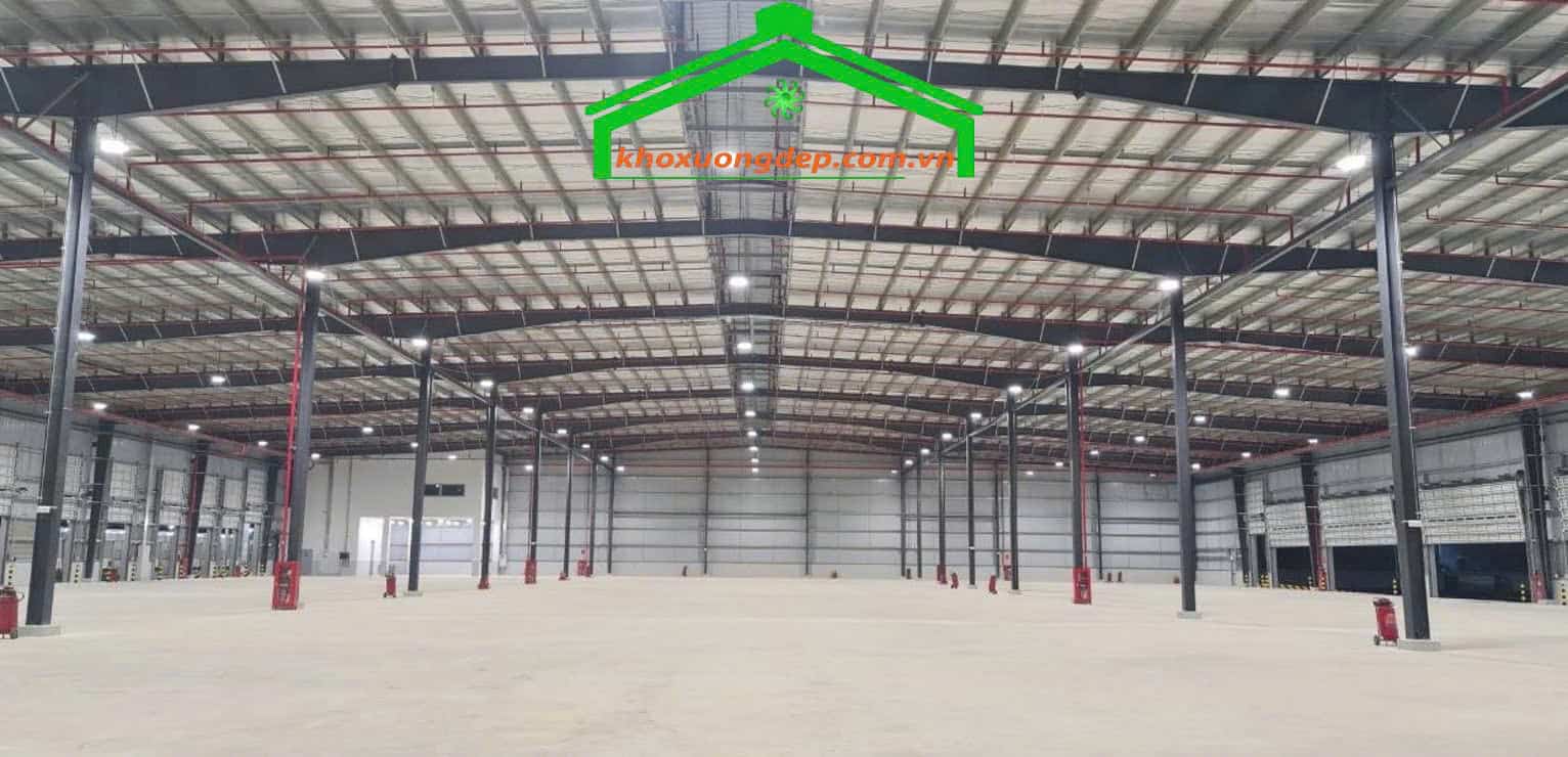 Cho thuê kho xưởng 40000m2 KCN Phú An Thạnh, Đức Hòa, Long An