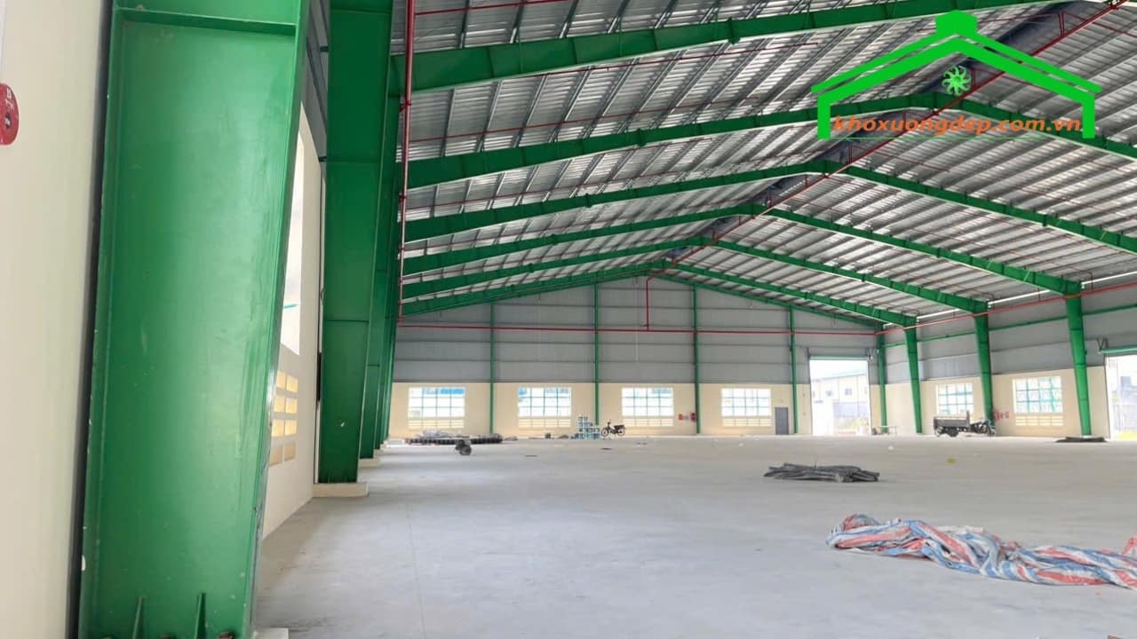 Cho thuê kho xưởng 10000m2 KCN Hải Sơn, Đức Hòa, Long An