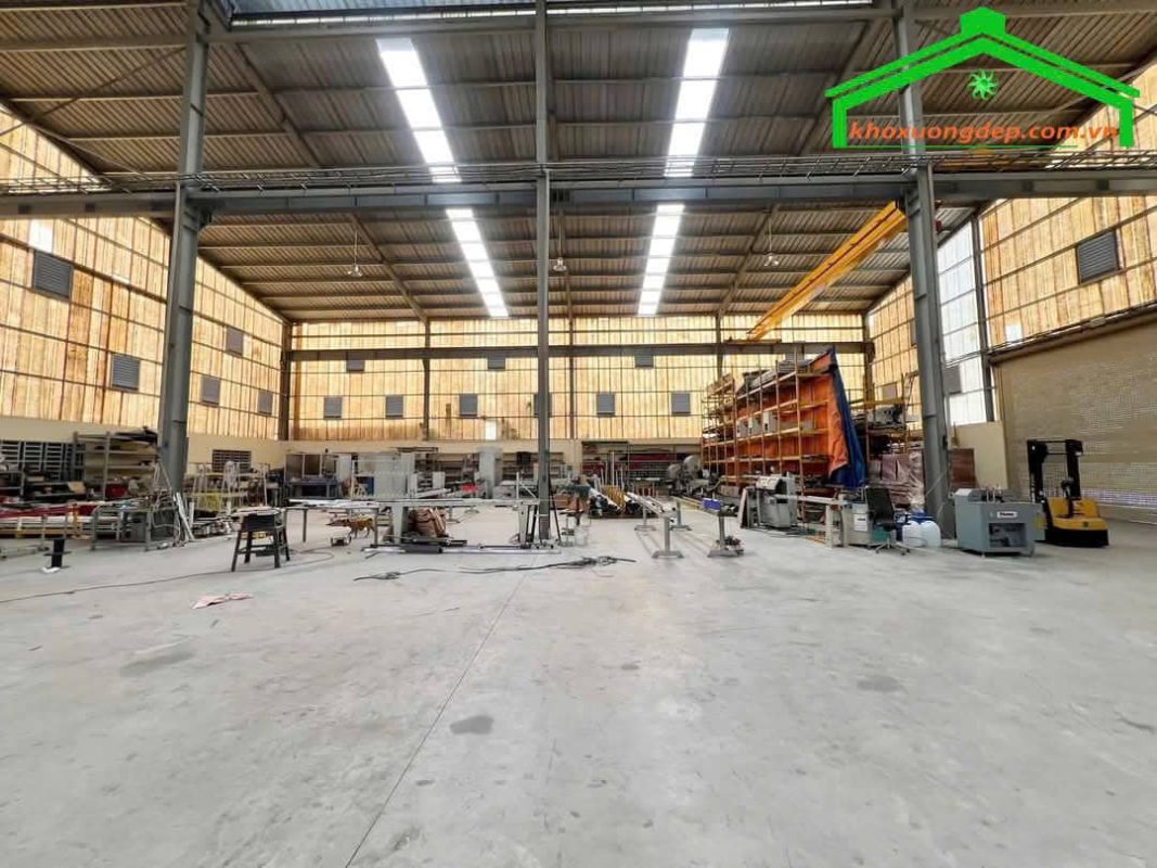 Cho thuê kho xưởng 1000m2 tại Tân Uyên, Bình Dương