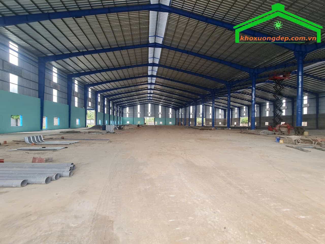 Cho thuê kho xưởng 7800m2 Hướng Thọ Phú, Tân An, Long An