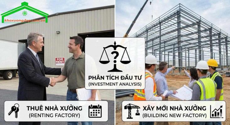 Khi nào nên xây mới nhà xưởng thay vì thuê?