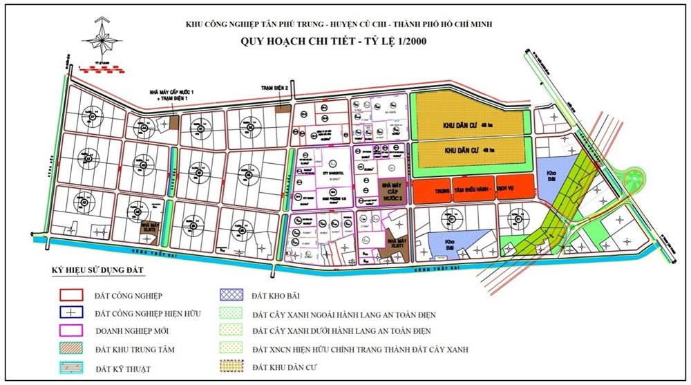 thời hạn sử dụng đất khu công nghiệp Tân Phú Trung