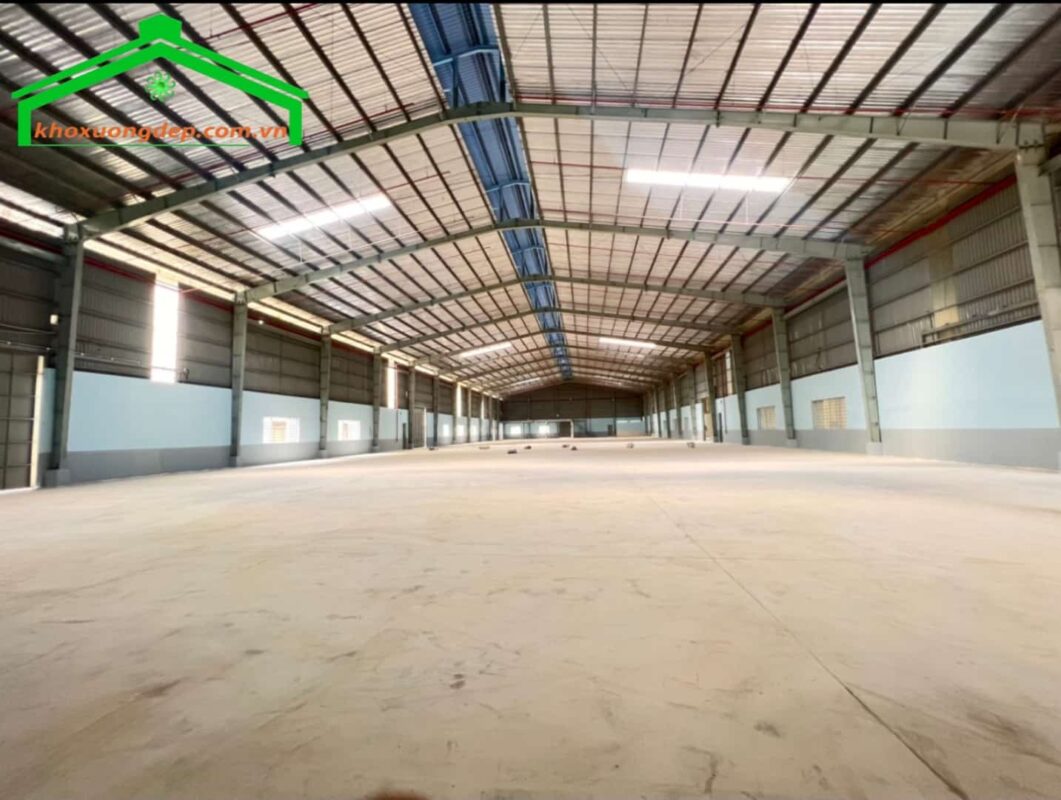 Kho xưởng chỉ 2,1 usd/m2 cho thuê diện tích từ 2000m2 đến 20.000m2 trong kcn huyện Đức Hoà, Long An