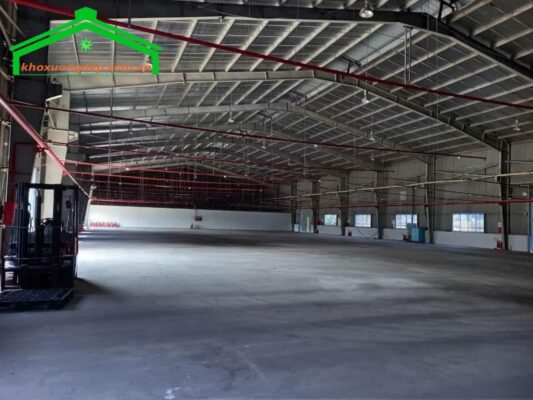 Kho xưởng chỉ 2,1 usd/m2 cho thuê diện tích từ 5.000m2 đến 10.000m2 trong kcn huyện Đức Hoà, Long An