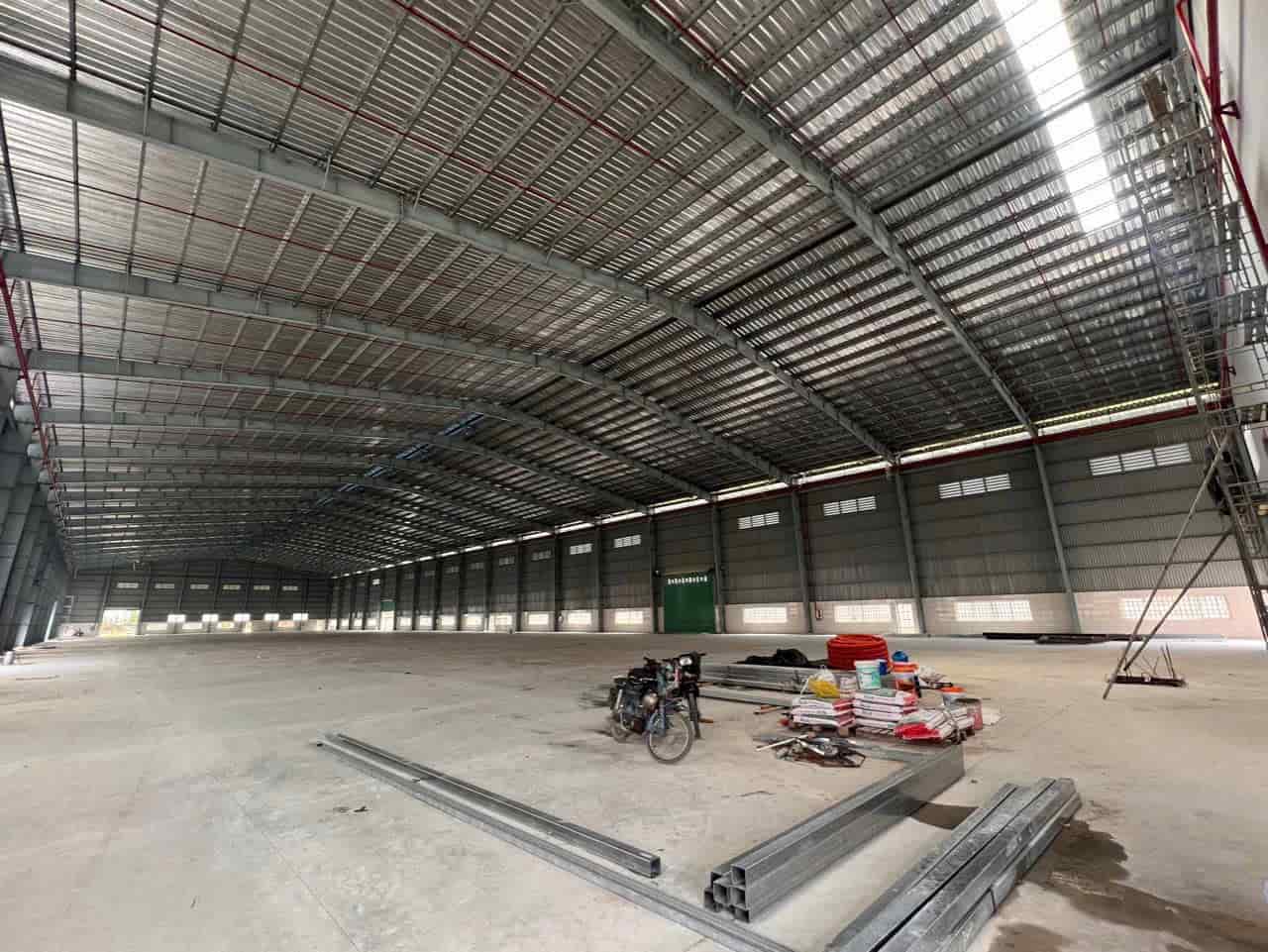 Cho thuê kho xưởng 6300 m2 trong KCN Hải Sơn, Huyện Đức Hoà, Tỉnh Long An
