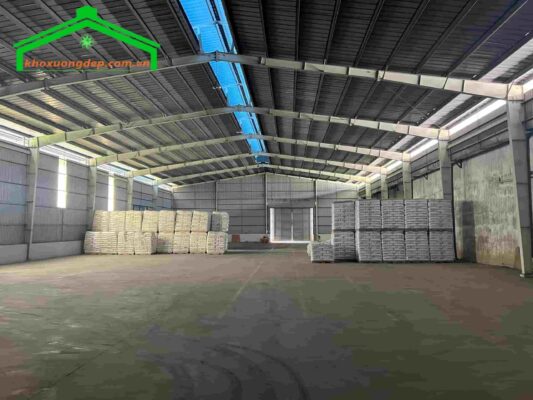 Cho thuê kho xưởng 1.300 m2 ngoài KCN tại Xã Đức Hòa Hạ, Huyện Đức Hòa, Tỉnh Long An