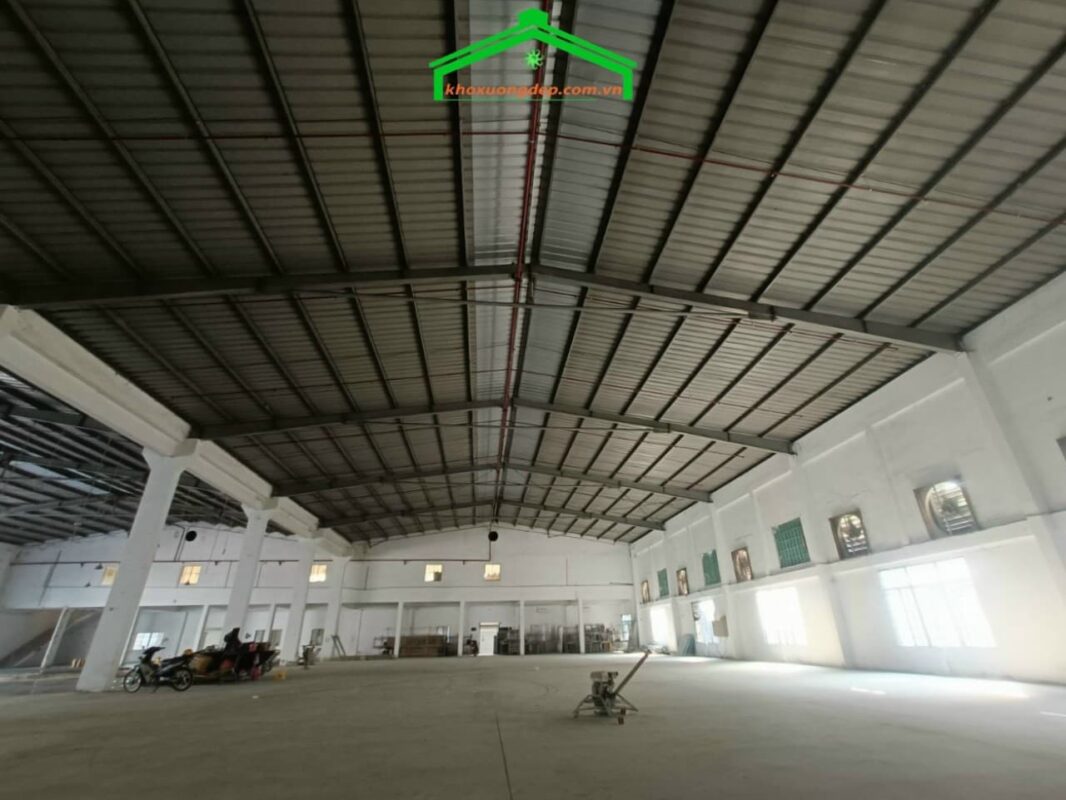 Cho thuê kho xưởng 2600m2 sạch đẹp tại Thuận An, Bình Dương