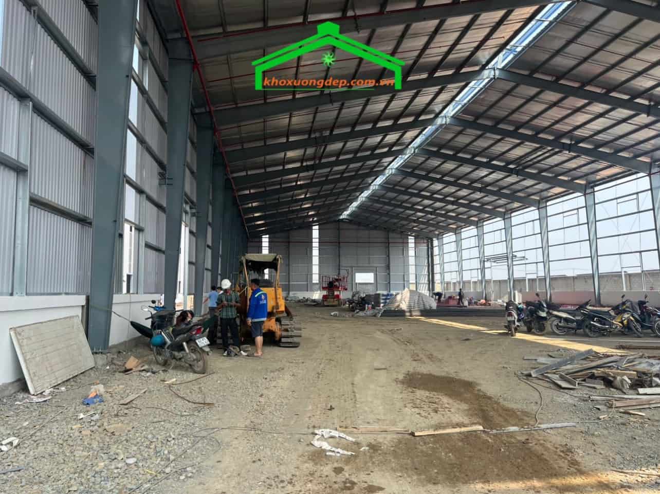 Cho thuê kho xưởng 3.200 m2 Khu công nghiệp Hải Sơn Đức Hòa, Long An