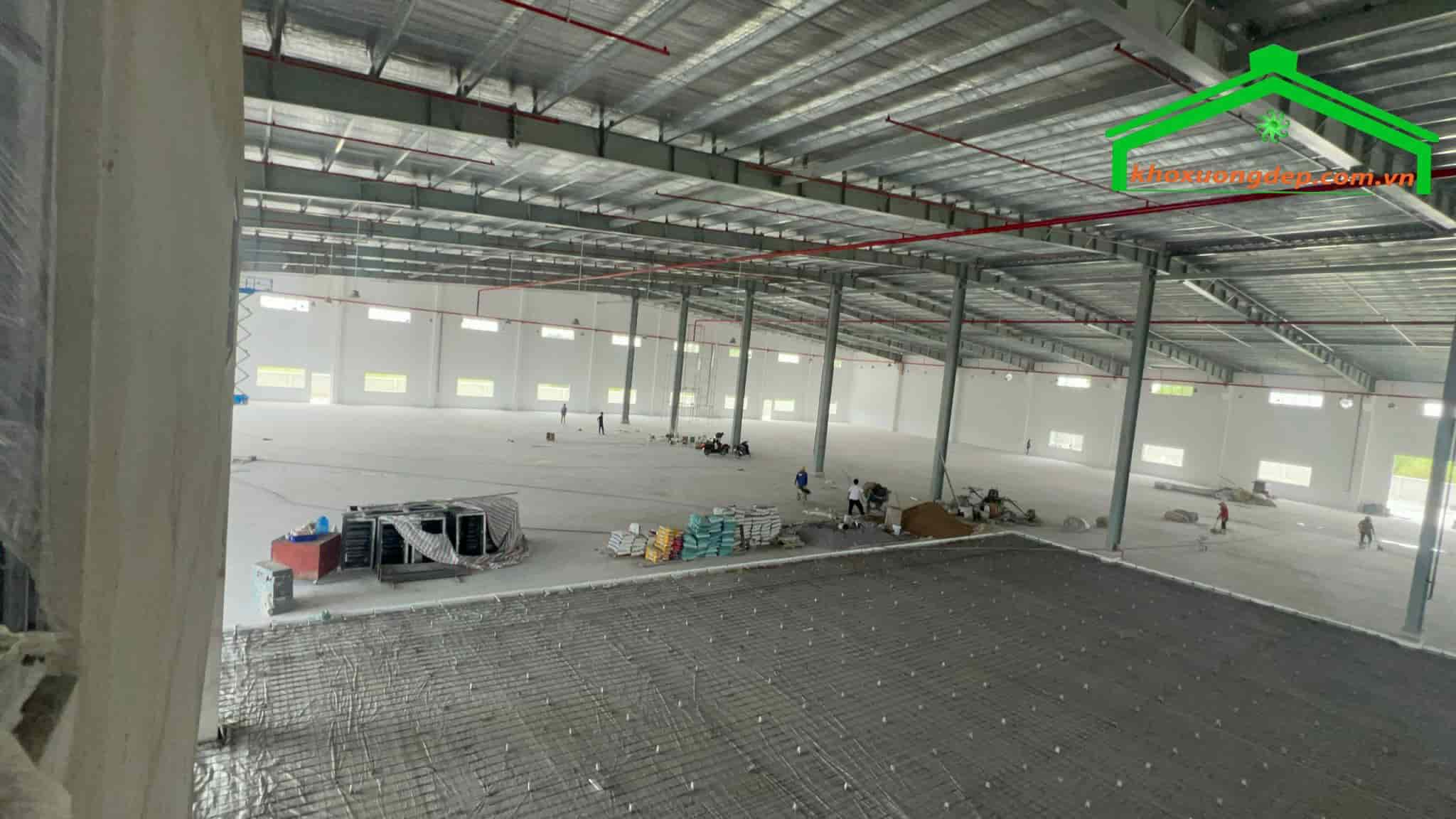 Cho thuê kho xưởng 6.160m2 KCN Tân Phú, Đức Hòa, Long An