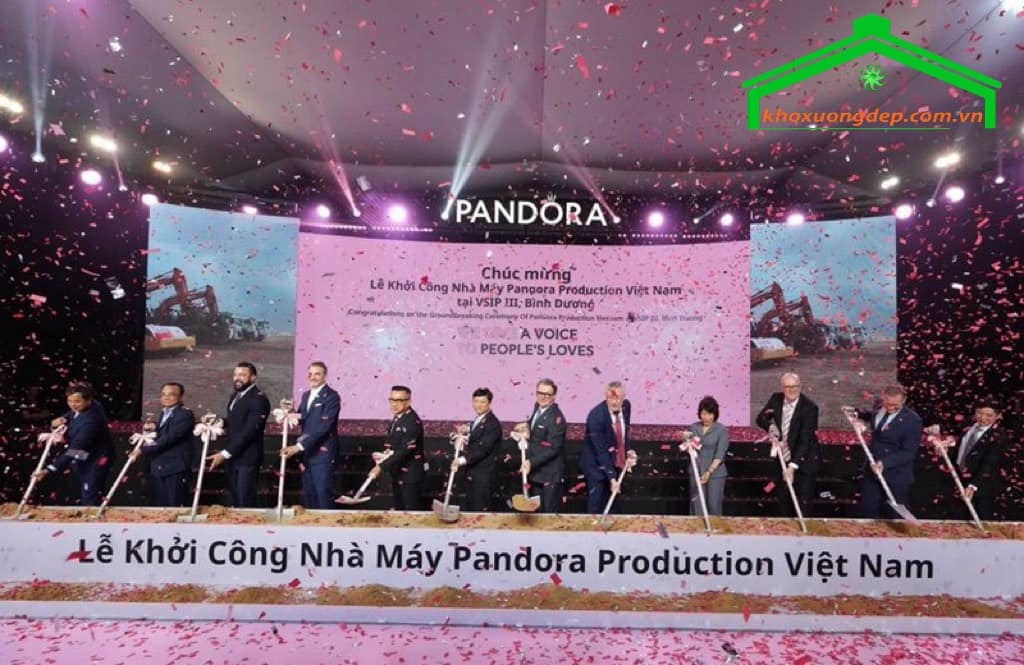 Lễ khởi công Pandora mở nhà máy chế tác mới