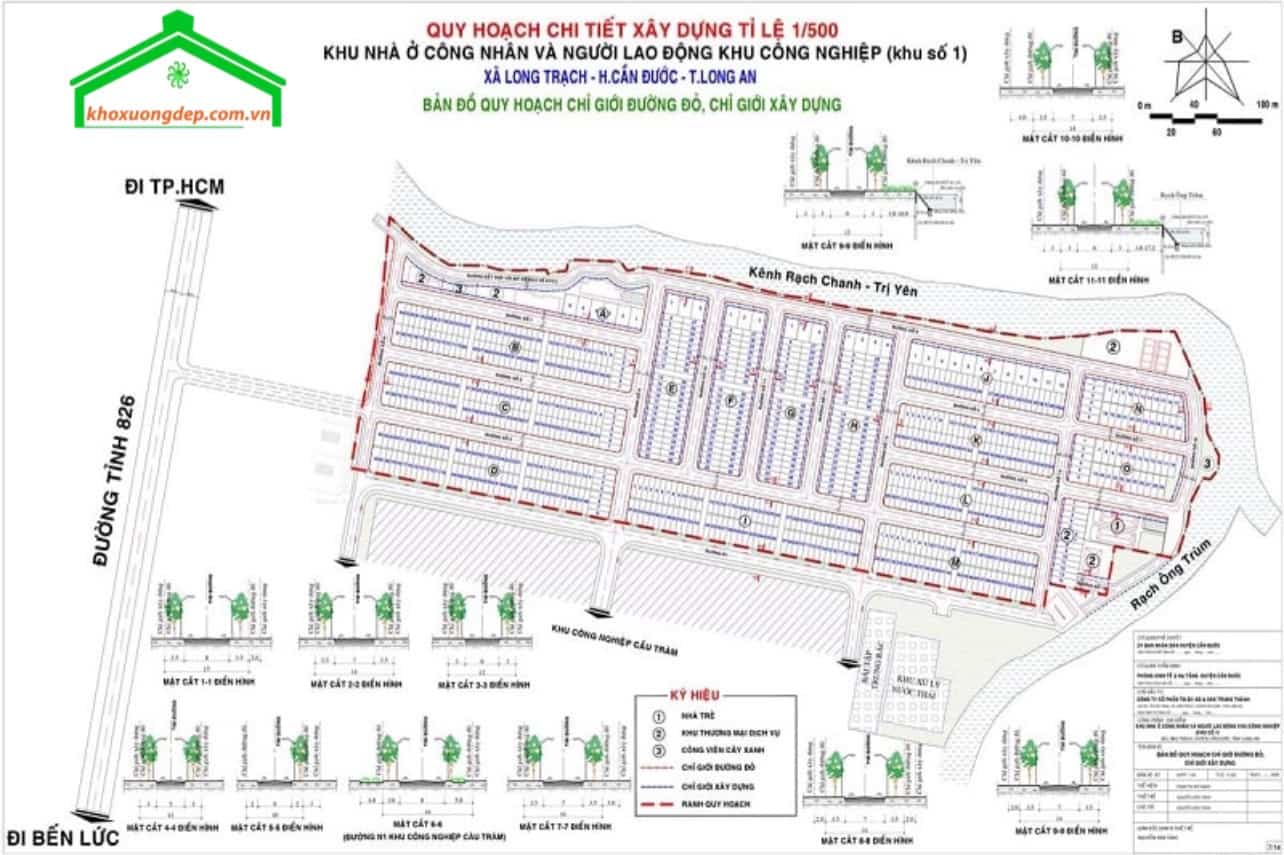 Bản quy hoạch khu công nghiệp Cầu Tràm - Long An