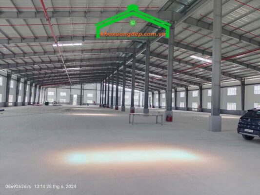 Cho thuê xưởng 4500m2 mới KCN Đồng An, Thuận An, Bình Dương
