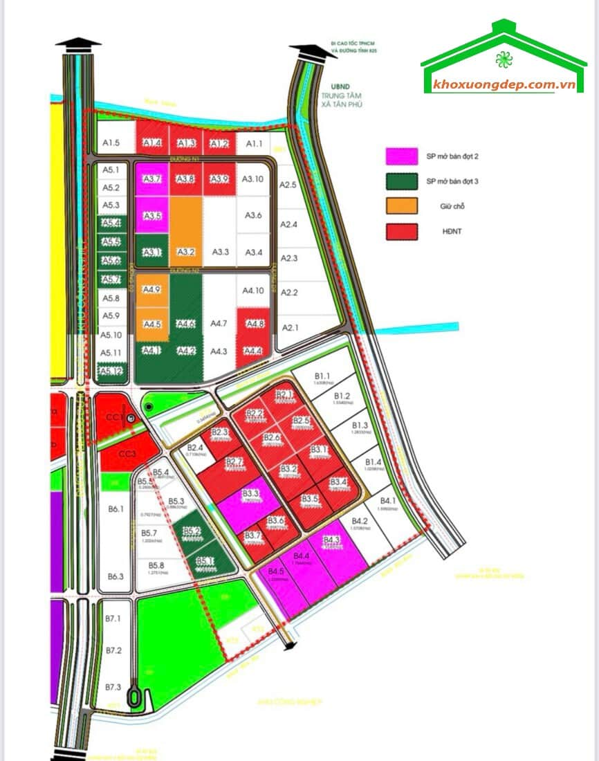 Bản đồ quy hoạch KCN Trần Anh Tân Phú