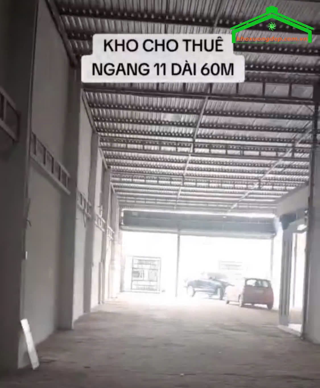 Cho thuê kho xưởng măt tiền 660m2 Tân An Hội, Củ Chi