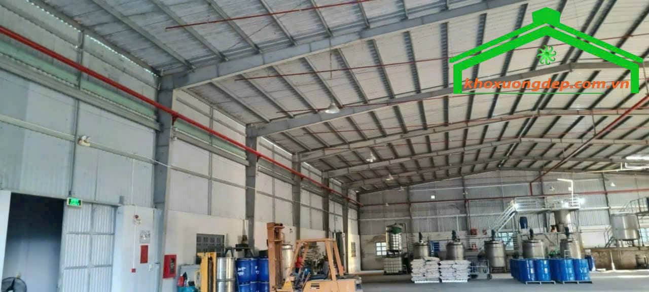 Cho thuê kho xưởng 1800m2 Bến Cát, Bình Dương