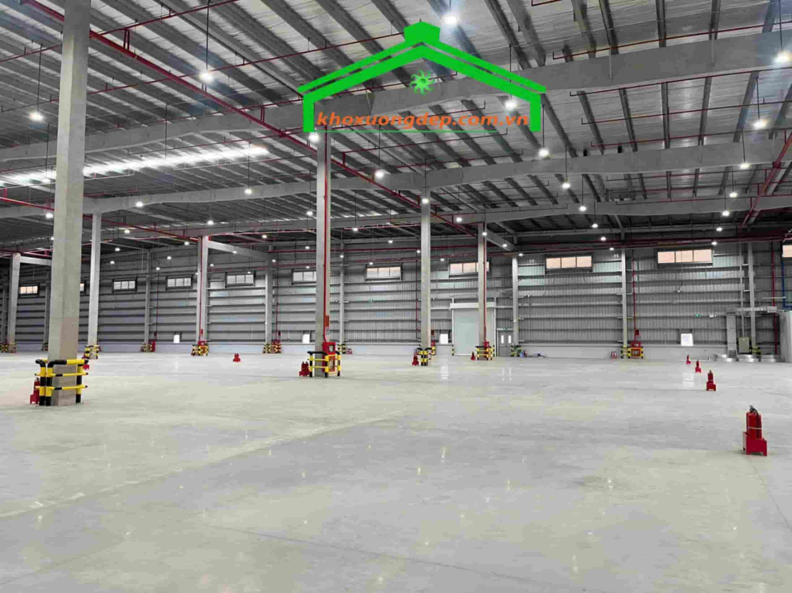 Kho xưởng cho thuê 20.000m2 đến 60.000m2 tại Kcn Xuyên Á, Đức Hoà, Long An