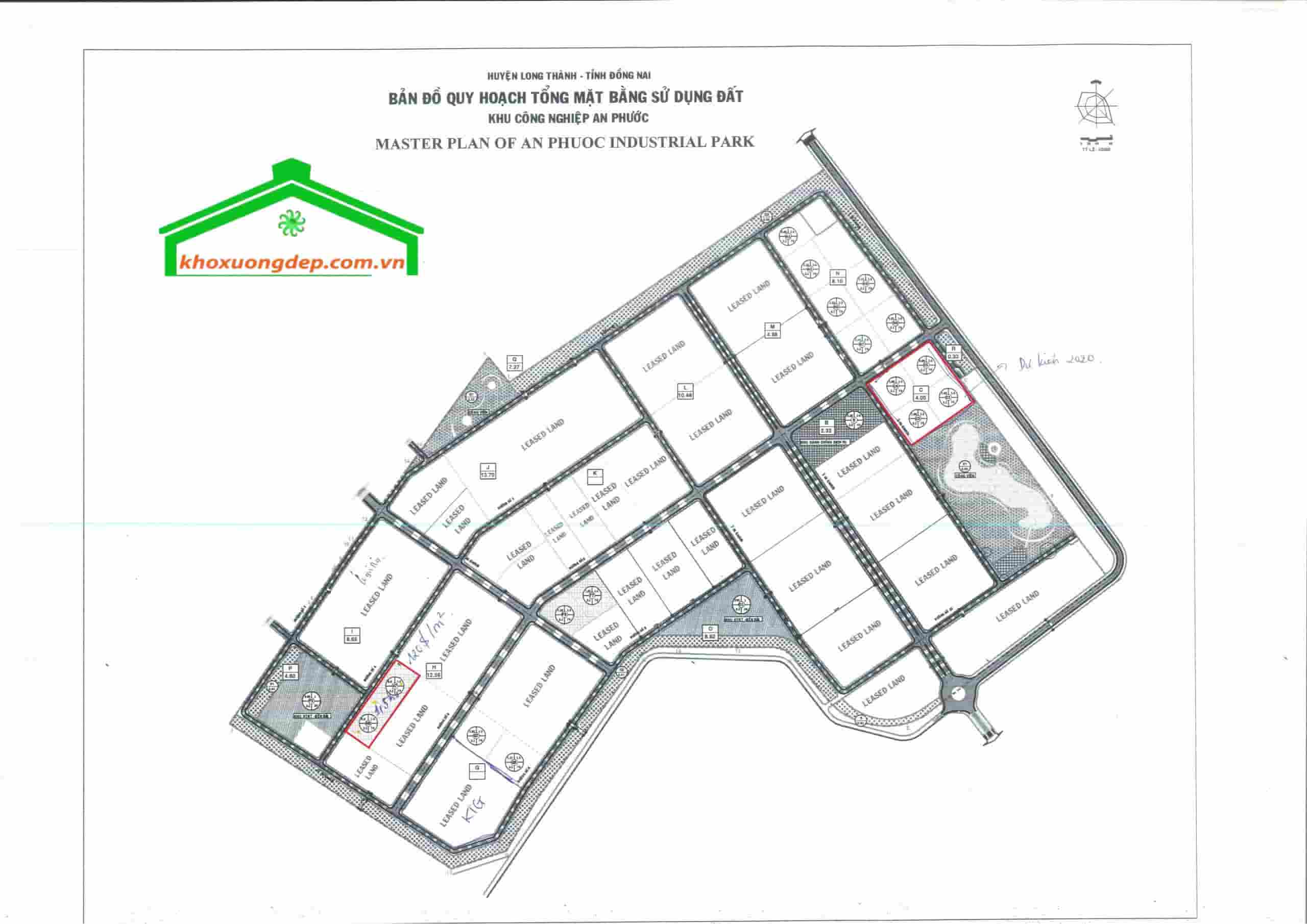 Bản đồ quy hoạch KCN An Phước, Đồng Nai