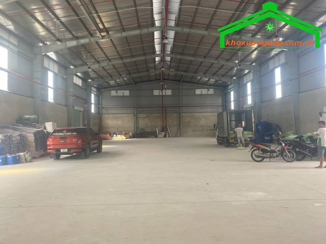 Cho thuê kho xưởng 2000m2 KCN Hải Sơn, Đức Hòa, Long An