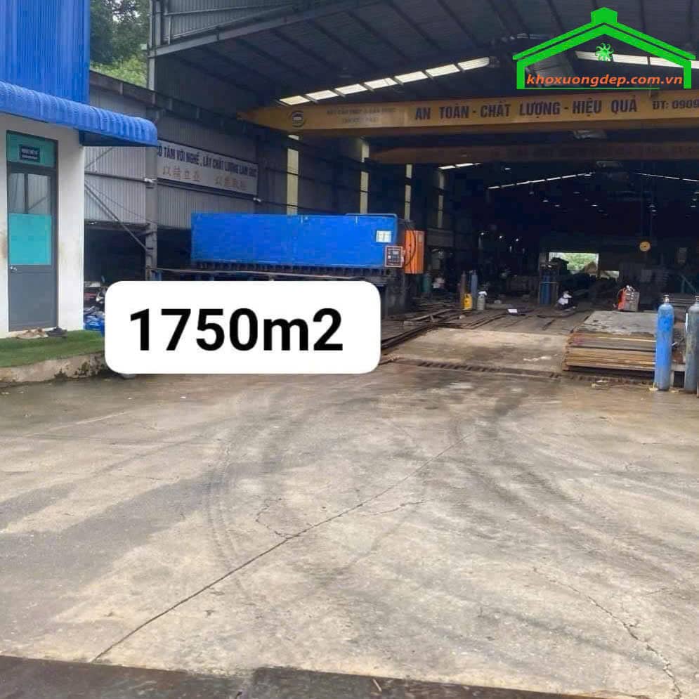 Cho thuê kho xưởng 3000m2 tại Tân Uyên, Bình Dương