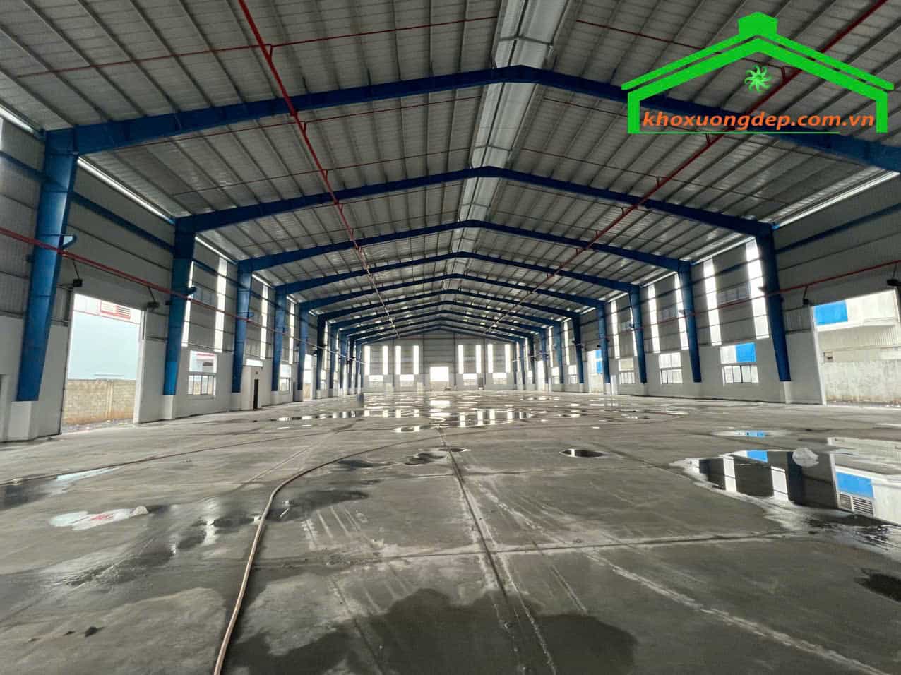 Cho thuê kho xưởng 5000m2 KCN Hải Sơn, Đức Hòa, Long An