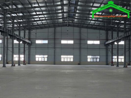 Cho thuê kho xưởng 6500m2 KCN Long Hậu, Cần Giuộc, Long An