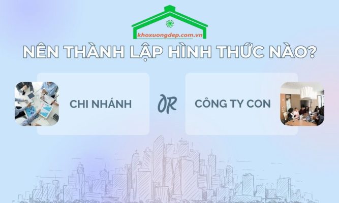 Công ty con và Chi nhánh có những khác biệt đáng kể về mặt pháp lý, tài chính, quản lý và chiến lược