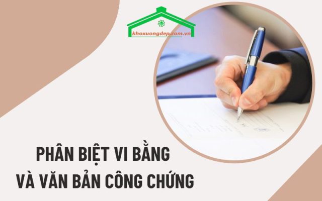 Công chứng và lập vi bằng khác nhau về bản chất, phạm vi áp dụng, thủ tục thực hiện, và giá trị pháp lý