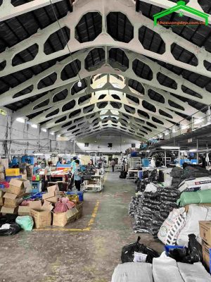 Cho thuê kho xưởng mặt tiền 2500m2 Mễ Cốc, Phường 15, Quận 8