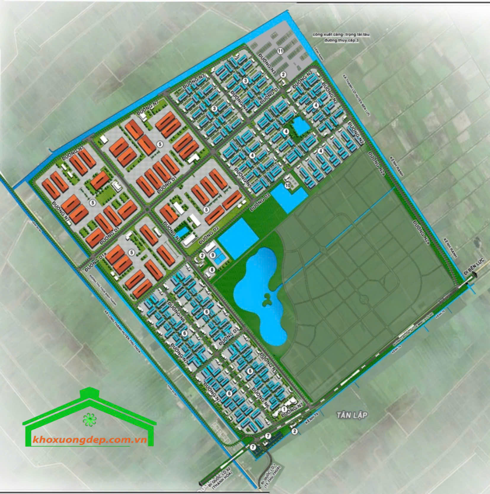 Bản quy hoạch Khu công nghiệp Việt Phát