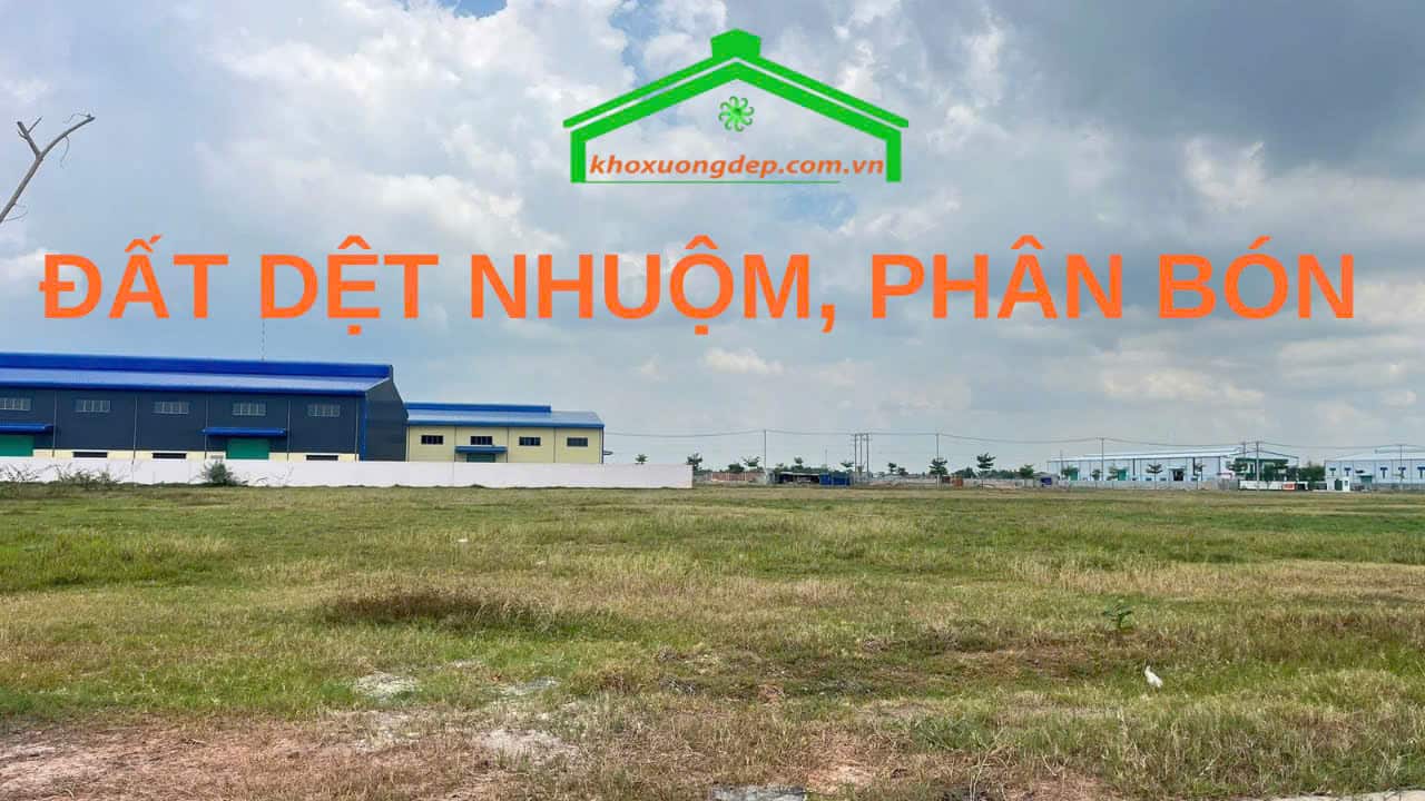 Bán đất công nghiệp dệt nhuộm 30.000m2 trong KCN tại Mỹ Thạnh, Thủ Thừa, Long An