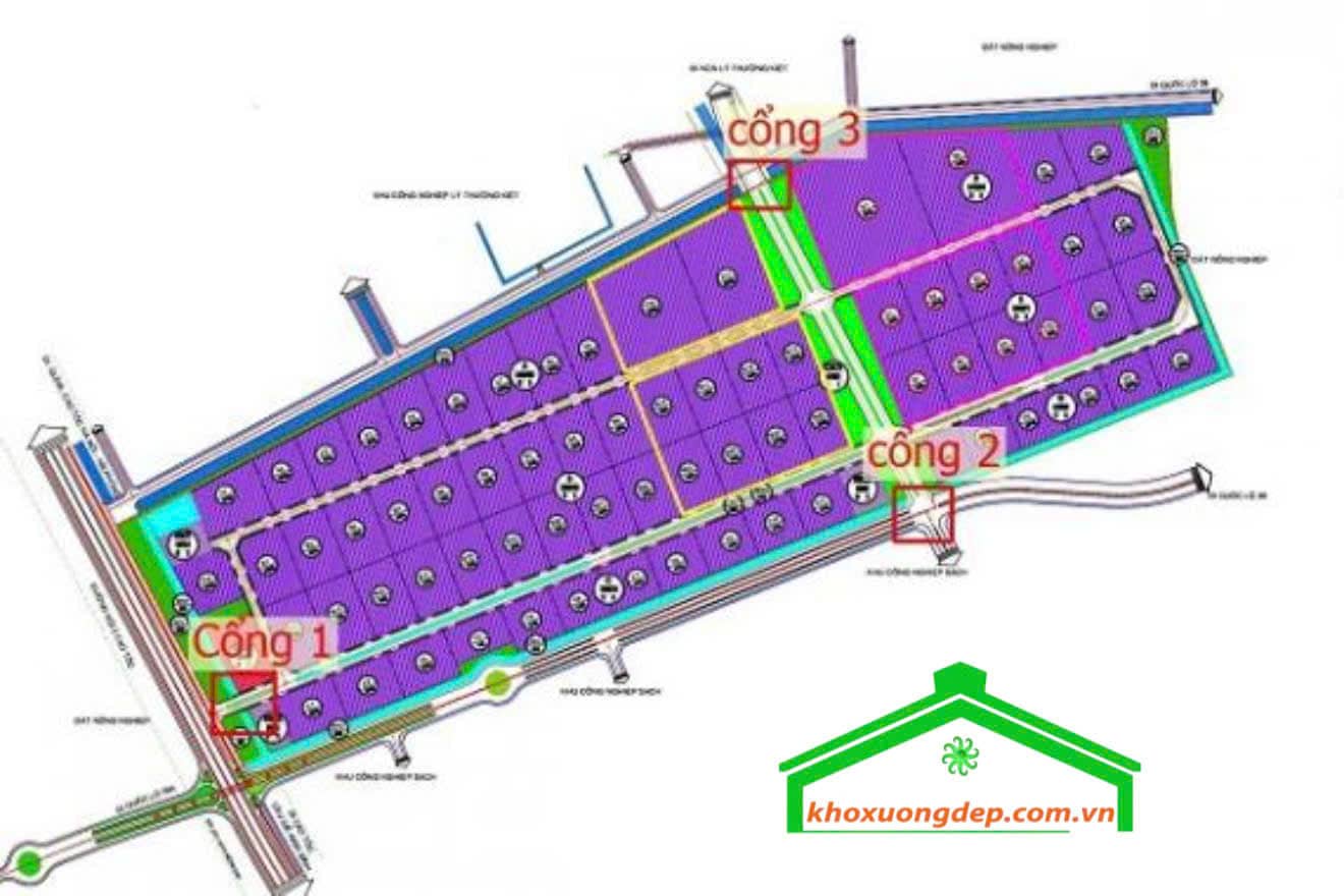 Quy mô, diện tích của khu công nghiệp Thịnh Phát, Long An