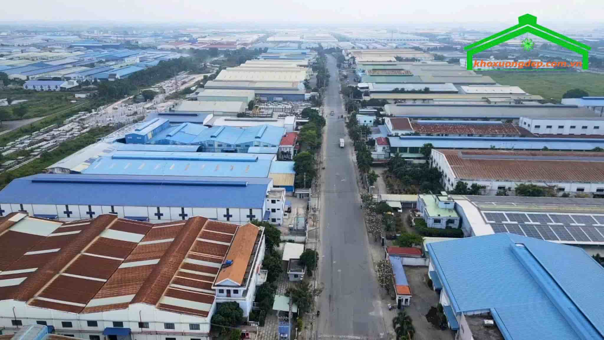 Giá thuê đất & giá thuê kho xưởng khu công nghiệp Prodezi, Long An