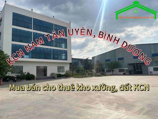Cho thuê xưởng và mua bán xưởng tại Khu công nghiệp Nam Tân Uyên, Bình Dương