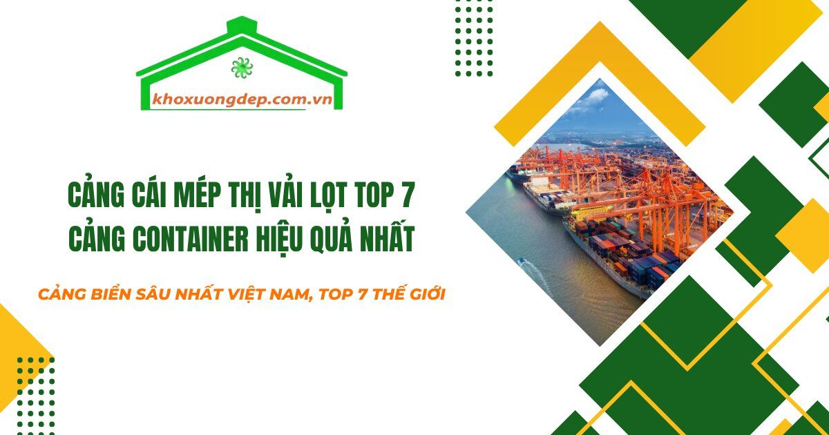 Cảng Cái Mép Thị Vải - niềm tự hào của Việt Nam, đang bứt phá mạnh mẽ với vị thế top 7 thế giới và những mục tiêu phát triển đô thị thông minh đầy tham vọng!